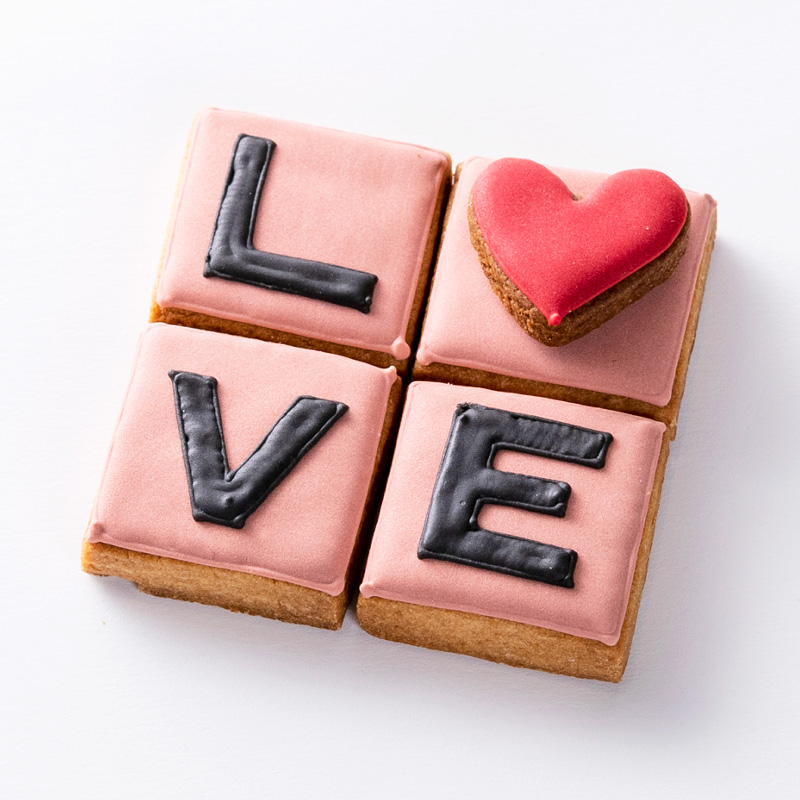 loveのバレンタインクッキー